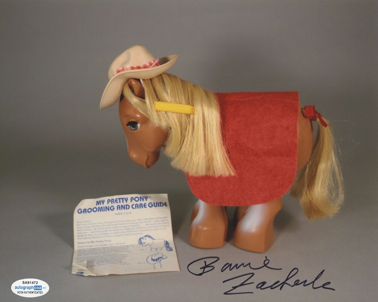 BONNIE ZACHERLE SIGNED MY LITTLE PONY 8X10 PHOTO 5 ACOA Autographia