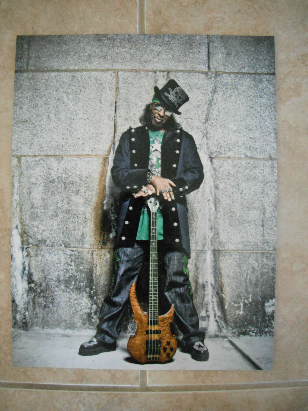 Bootsy Collins ParliamentFunkadelic James Brown Color 11x14 Photo 5