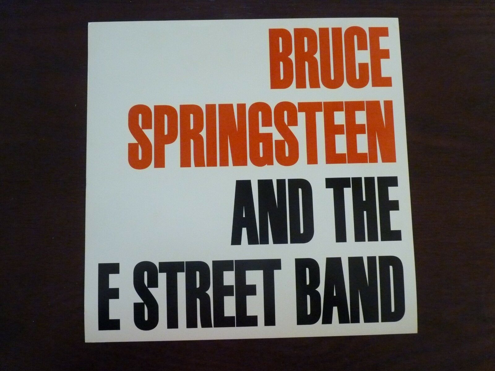 Bruce Springsteen E Street Band Cardboard Lp Record Photo Flat 12x12 