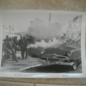 Calling Homicide Car Fire Bill Elliott B&W 8x10 Promo Photo Lobby Cards #2