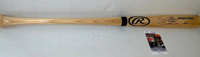 CECIL FIELDER DETROIT TIGERS YANKEES SIGNED FULL SIZE BAT AUTOGRAPHED JSA COLLECTIBLE MEMORABILIA