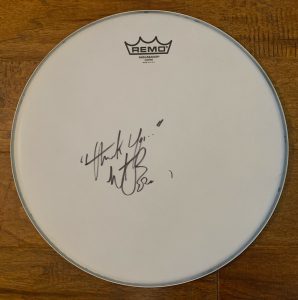 CHARLIE WATTS ROLLING STONES SIGNED AUTOGRAPHED 14″ REMO DRUMHEAD PSA GUARANTEED COLLECTIBLE MEMORABILIA