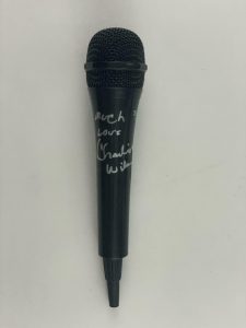 CHARLIE WILSON SIGNED AUTOGRAPH MICROPHONE MIC – UNCLE CHARLIE, VERY RARE W/ PSA COLLECTIBLE MEMORABILIA