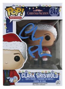 CHEVY CHASE CHRISTMAS VACATION SIGNED FUNKO POP VINYL FIGURE BAS WIT #WA33651 COLLECTIBLE MEMORABILIA