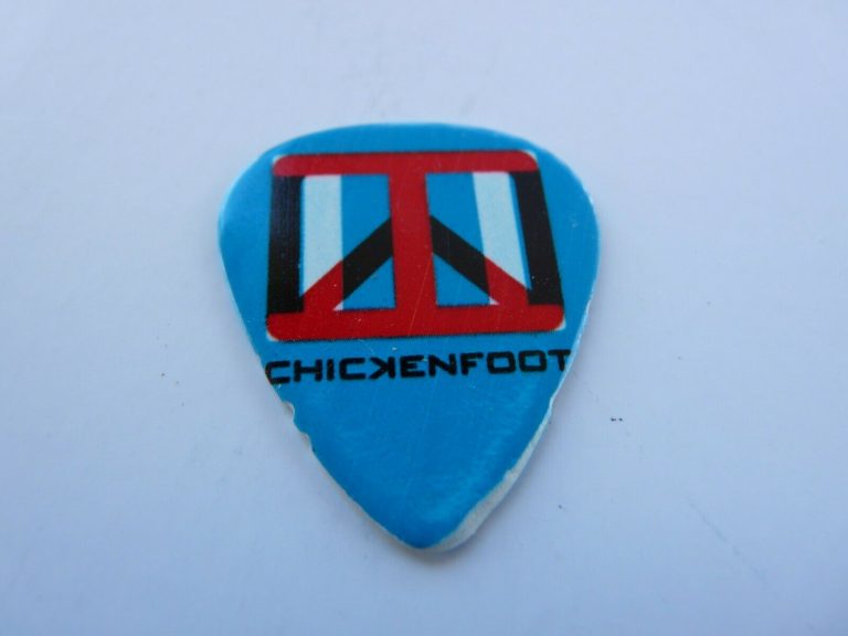 CHICKENFOOT BLUE STAGE USED VINTAGE CONCERT TOUR ISSUE GUITAR PICK HAGAR ANTHONY COLLECTIBLE MEMORABILIA