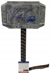 CHRIS HEMSWORTH STAN LEE SIGNED THOR MJOLNIR HAMMER AUTOGRAPH PSA JSA WITNESS B COLLECTIBLE MEMORABILIA