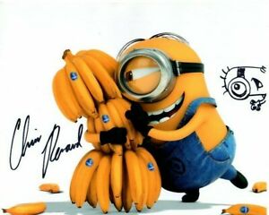 CHRIS RENAUD SIGNED AUTOGRAPHED DESPICABLE ME MINION PHOTO WITH SKETCH COLLECTIBLE MEMORABILIA