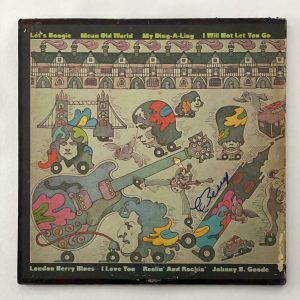 CHUCK BERRY SIGNED AUTOGRAPH ALBUM VINYL RECORD – THE LONDON SESSIONS W/ JSA COLLECTIBLE MEMORABILIA