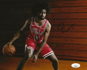 COBY WHITE SIGNED CHICAGO BULLS 8×10 PHOTO AUTOGRAPHED 5 JSA COLLECTIBLE MEMORABILIA