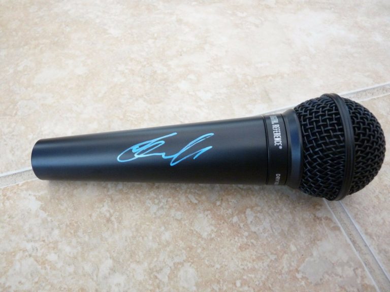 CONRAD SEWELL SEXY SIGNED AUTOGRAPHED MUSIC MICROPHONE PSA GUARANTEED COLLECTIBLE MEMORABILIA