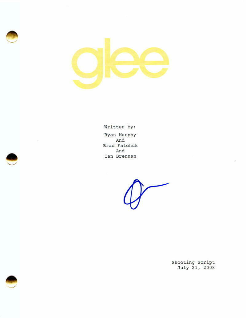 LEA MICHELE Signed Autograph Autogramm Clippings Glee Autogrammkarte 