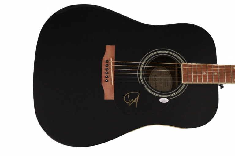 DAVE GROHL SIGNED AUTOGRAPH GIBSON EPIPHONE ACOUSTIC GUITAR - FOO ...