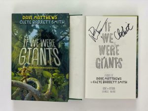 DAVE MATTHEWS SIGNED AUTOGRAPH “IF WE WERE GIANTS” BOOK – BAND CRASH BIG WHISKEY COLLECTIBLE MEMORABILIA