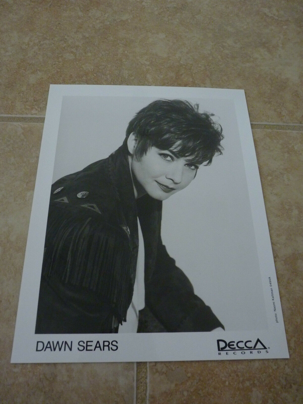 Dawn Sears 8x10 B&W Publicity Picture Promo Photo | Autographia