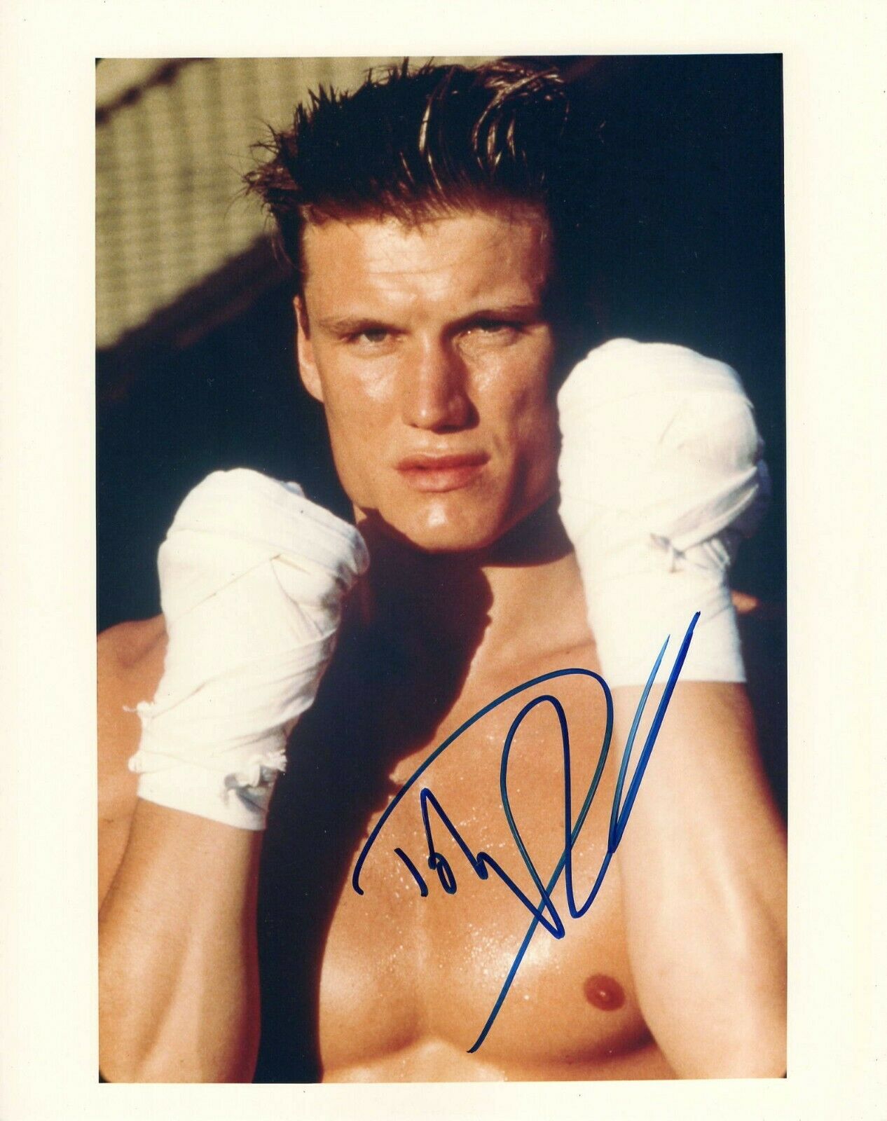 DOLPH LUNDGREN SIGNED AUTOGRAPH 8X10 PHOTO - IVAN DRAGO ROCKY, THE ...