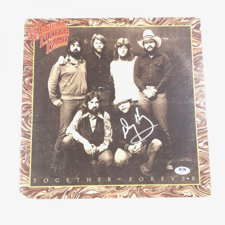 DOUG GRAY THE MARSHALL TUCKER BAND SIGNED TOGETHER FOREVER LP VINYL PSA/DNA ALBU COLLECTIBLE MEMORABILIA