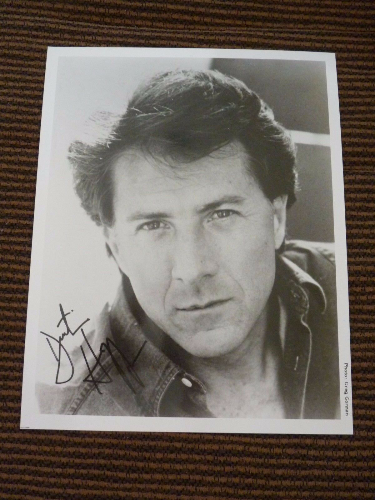 Dustin Hoffman 8x10 Fan Club Photo PRINTED SIGNATURE | Autographia