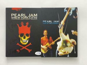 EDDIE VEDDER, STONE, JEFF SIGNED AUTOGRAPH PEARL JAM LIVE AT THE GARDEN W/ ACOA COLLECTIBLE MEMORABILIA