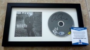 ELVIS COSTELLO NORTH SIGNED AUTOGRAPHED FRAMED CD DISPLAY BAS CERTIFIED #2 COLLECTIBLE MEMORABILIA
