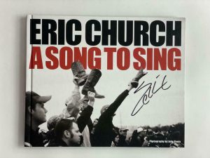 ERIC CHURCH SIGNED AUTOGRAPH “A SONG TO SING” PHOTO BOOK – COUNTRY MUSIC STAR COLLECTIBLE MEMORABILIA
