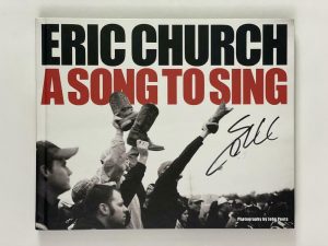 ERIC CHURCH SIGNED AUTOGRAPH “A SONG TO SING” PHOTO BOOK – COUNTRY MUSIC STUD COLLECTIBLE MEMORABILIA