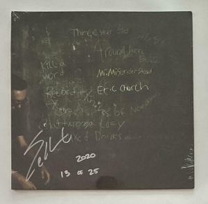 ERIC CHURCH SIGNED AUTOGRAPH ALBUM VINYL RECORD MR. MISUNDERSTOOD SEALED #13/25 COLLECTIBLE MEMORABILIA