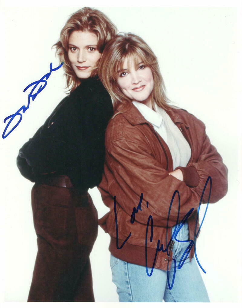 FARRAH FORKE CRYSTAL BERNARD DUAL SIGNED AUTOGRAPH X PHOTO WINGS RARE Autographia