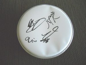 FIFTH HARMONY AUTOGRAPHED SIGNED X4 OF 5 8″ DRUMHEAD PSA GUARANTEED COLLECTIBLE MEMORABILIA