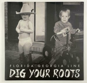 FLORIDA GEORGIA LINE FGL SIGNED AUTOGRAPH ALBUM VINYL RECORD – DIG YOUR ROOTS COLLECTIBLE MEMORABILIA