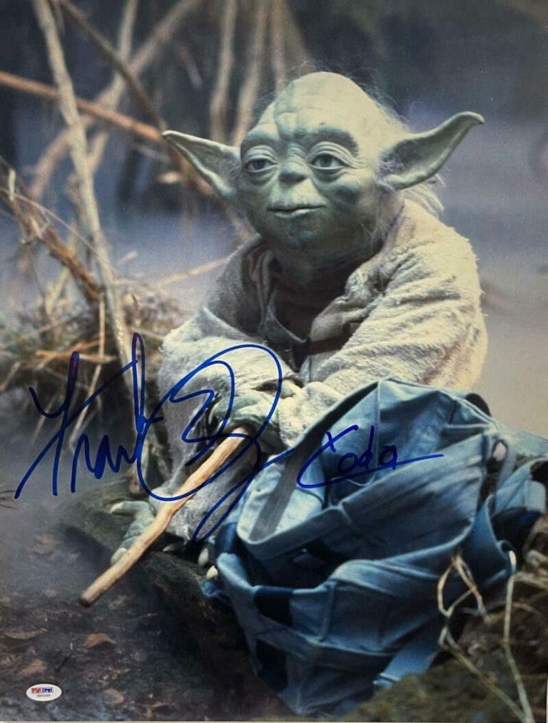 FRANK OZ SIGNED 16X20 YODA INSCRIPTION PHOTO STAR WARS AUTHNETIC AUTOGRAPH PSA A COLLECTIBLE MEMORABILIA