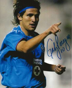 GABRIEL PEREYRA SIGNED CRUZ AZUL SOCCER 8×10 PHOTO AUTOGRAPHED 4 COLLECTIBLE MEMORABILIA