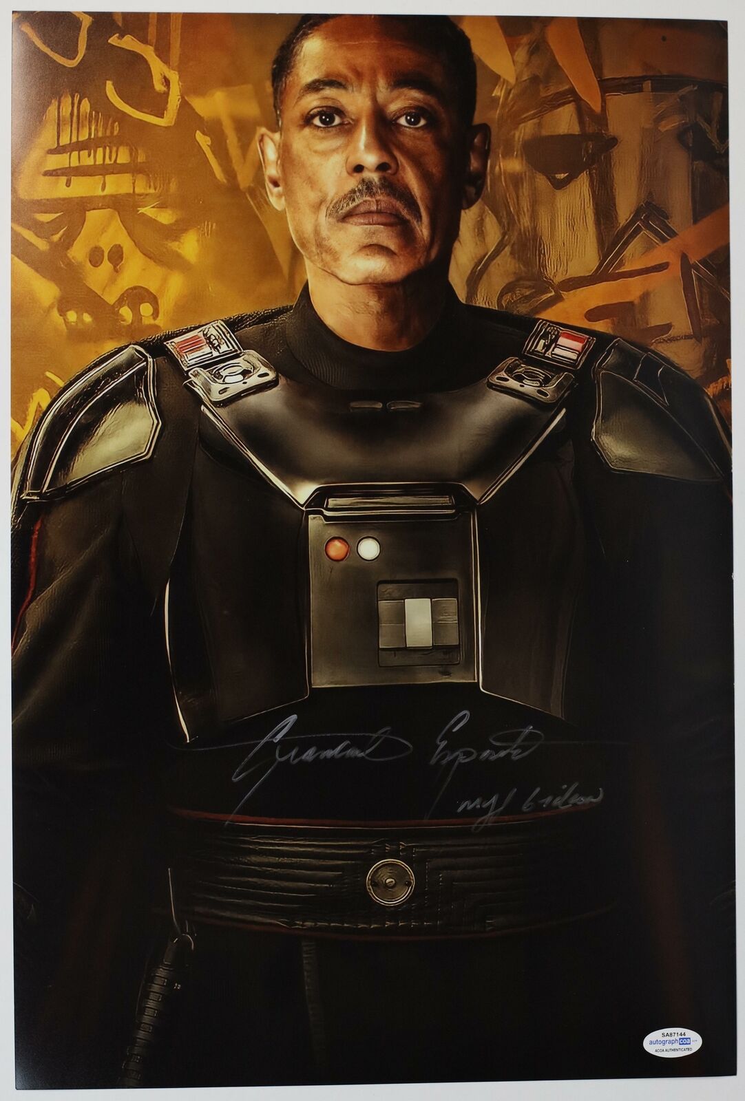 Giancarlo Esposito "The Mandalorian" AUTOGRAPH Signed 'Moff Gideon