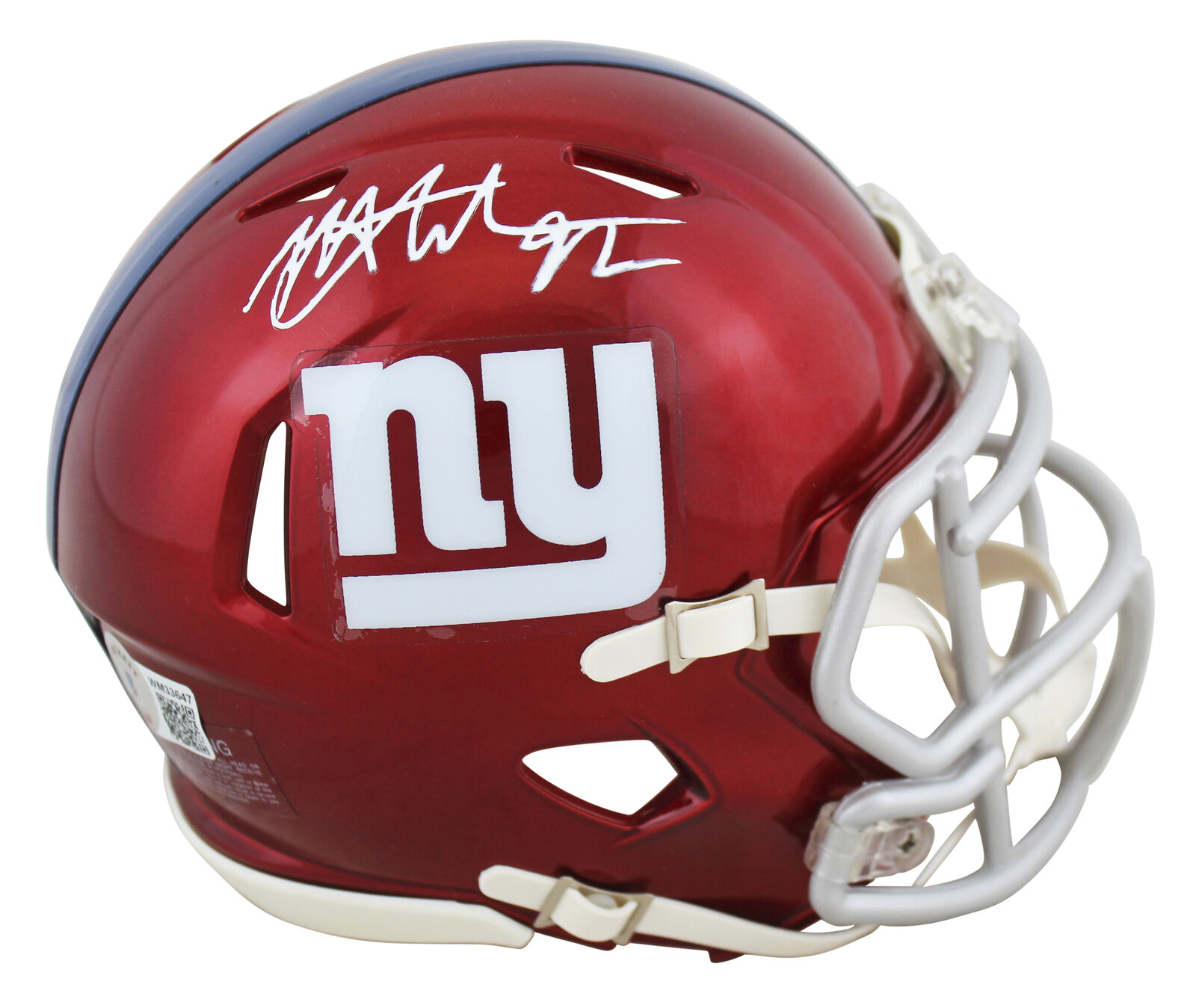 New York Giants Lawrence Taylor Autographed Riddell Flash Alternate Mini  Helmet