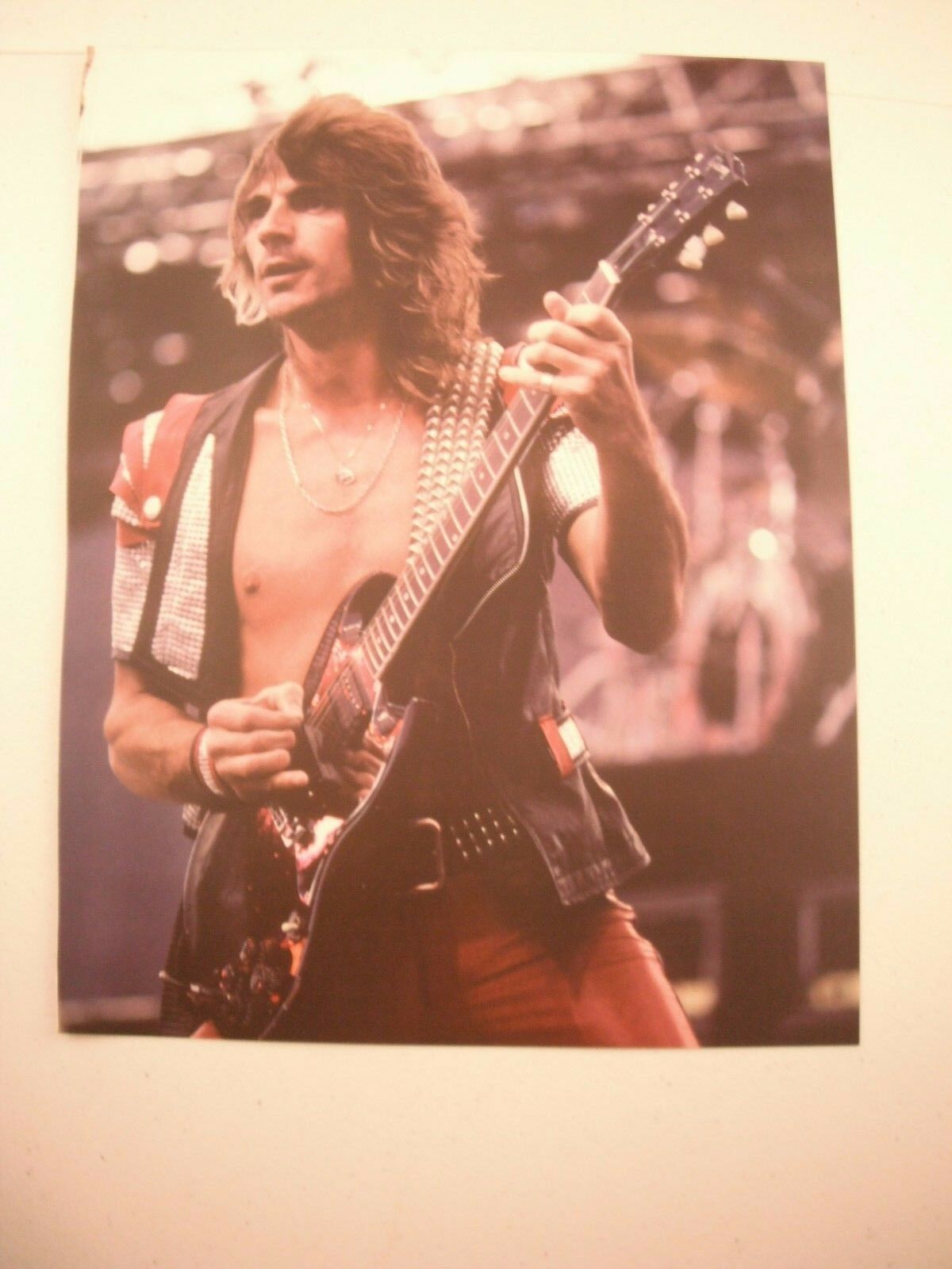 Glenn Tipton Guitarist 12x9 Coffee Table Book Photo Page | Autographia