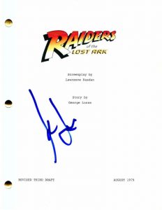 HARRISON FORD SIGNED AUTOGRAPH RAIDERS OF THE LOST ARC FULL MOVIE SCRIPT – RARE! COLLECTIBLE MEMORABILIA