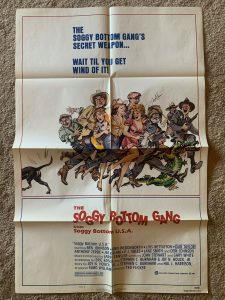 JACK ELAM SOGGY BOTTOM GANG SIGNED AUTOGRAPHED MOVIE POSTER BECKETT CERTIFIED COLLECTIBLE MEMORABILIA