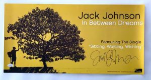 JACK JOHNSON SIGNED AUTOGRAPH 12X24 CONCERT TOUR POSTER – IN BETWEEN DREAMS JSA COLLECTIBLE MEMORABILIA