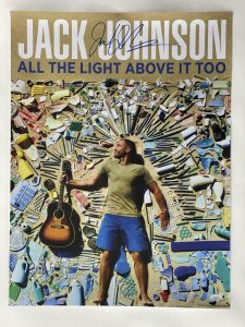 JACK JOHNSON SIGNED AUTOGRAPH 18X24 CONCERT TOUR POSTER – ALL THE LIGHT W/ JSA COLLECTIBLE MEMORABILIA