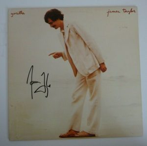 JAMES TAYLOR GORILLA SIGNED AUTOGRAPHED LP ALBUM RECORD COVER BECKETT CERTIFIED COLLECTIBLE MEMORABILIA