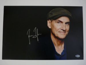 JAMES TAYLOR SIGNED AUTOGRAPHED 12×18 PHOTO BECKETT CERTIFIED #5 COLLECTIBLE MEMORABILIA