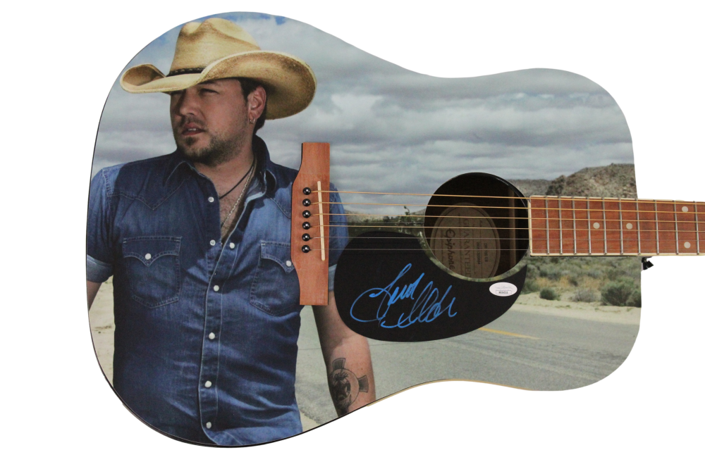 JASON ALDEAN SIGNED AUTOGRAPH ONE-OF-A-KIND CUSTOM GIBSON EPIPHONE ...