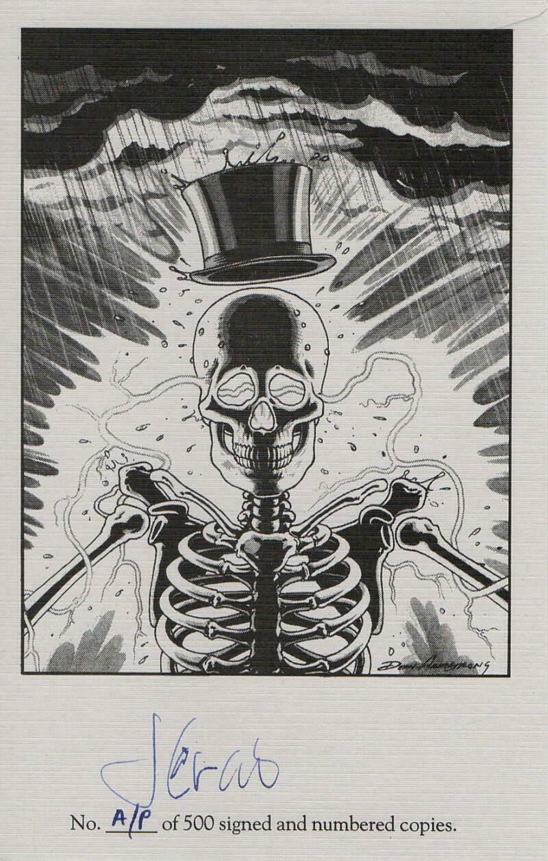 JERRY GARCIA SIGNED AUTOGRAPH 4.5"x7" PHOTO PRINT GRATEFUL DEAD