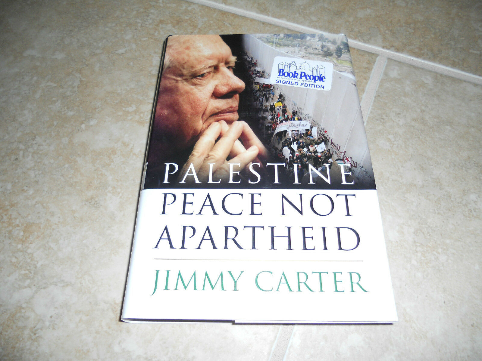 Jimmy Carter 1st ED Signed HB Book Palestine Peace PSA Certified