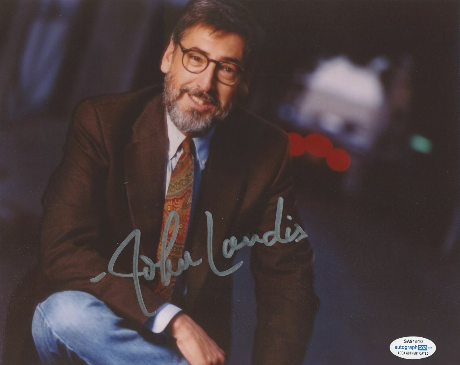 JOHN LANDIS SIGNED 8X10 PHOTO 2 ACOA | Autographia