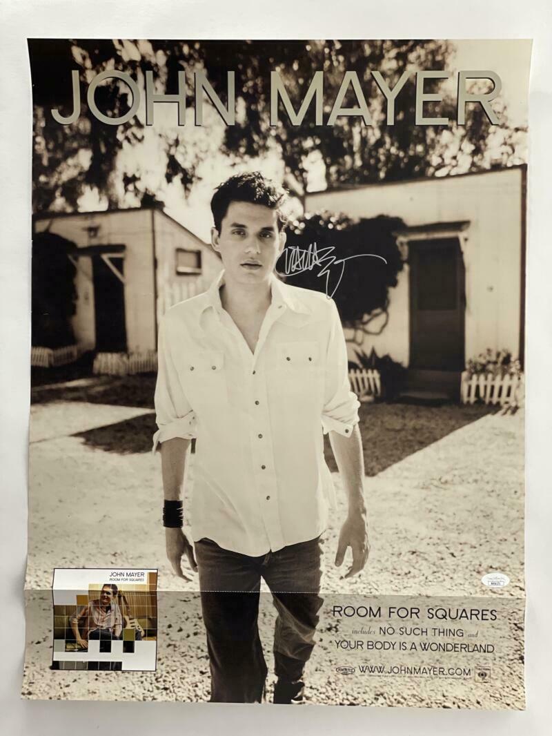 JOHN MAYER SIGNED AUTOGRAPH 18X24 CONCERT TOUR POSTER - ROOM FOR