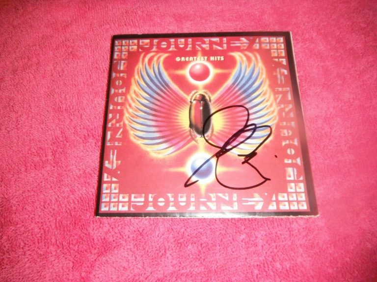 JOURNEY JONATHAN CAIN SIGNED GREATEST HITS CD COVER COLLECTIBLE MEMORABILIA