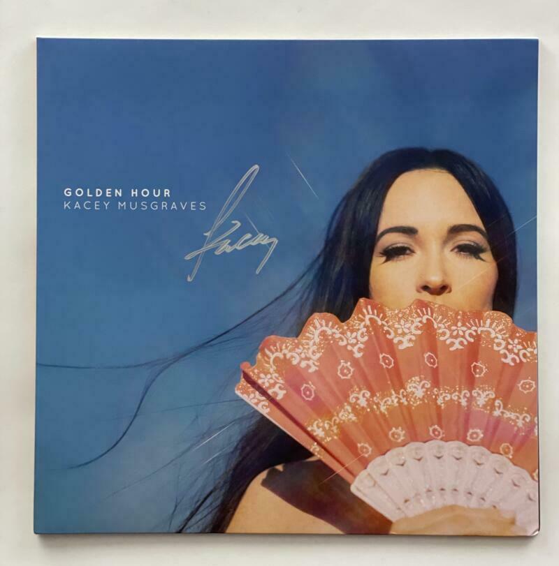 KACEY MUSGRAVES SIGNED AUTOGRAPH ALBUM VINYL RECORD - GOLDEN HOUR