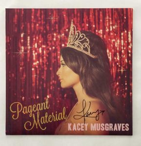 KACEY MUSGRAVES SIGNED AUTOGRAPH ALBUM VINYL RECORD – PAGEANT MATERIAL RARE! JSA COLLECTIBLE MEMORABILIA