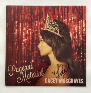 KACEY MUSGRAVES SIGNED AUTOGRAPH ALBUM VINYL RECORD PAGEANT MATERIAL BABE JSA COLLECTIBLE MEMORABILIA