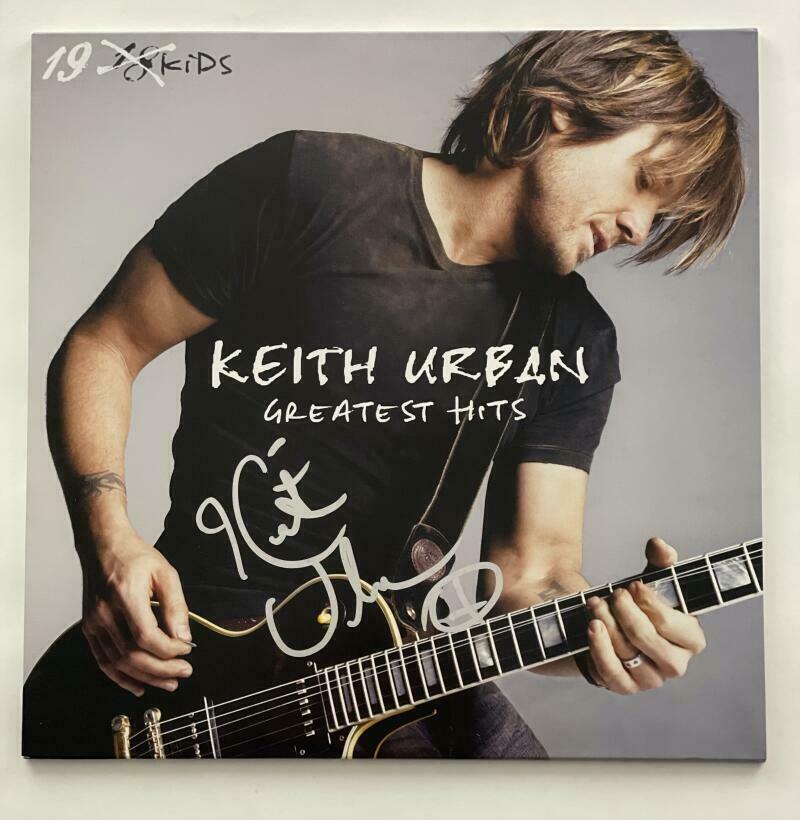 KEITH URBAN SIGNED AUTOGRAPH ALBUM VINYL RECORD - GREATEST HITS COUNTRY ...